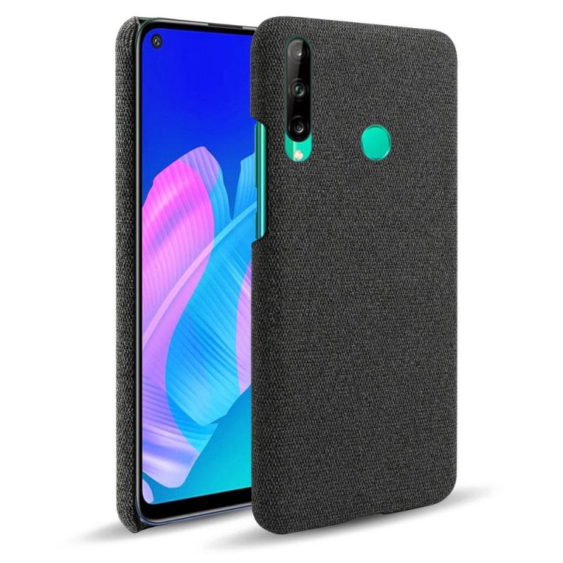 Hülle Huawei P40 Lite E / Y7p Schwarz Ksq Schicker Stoff