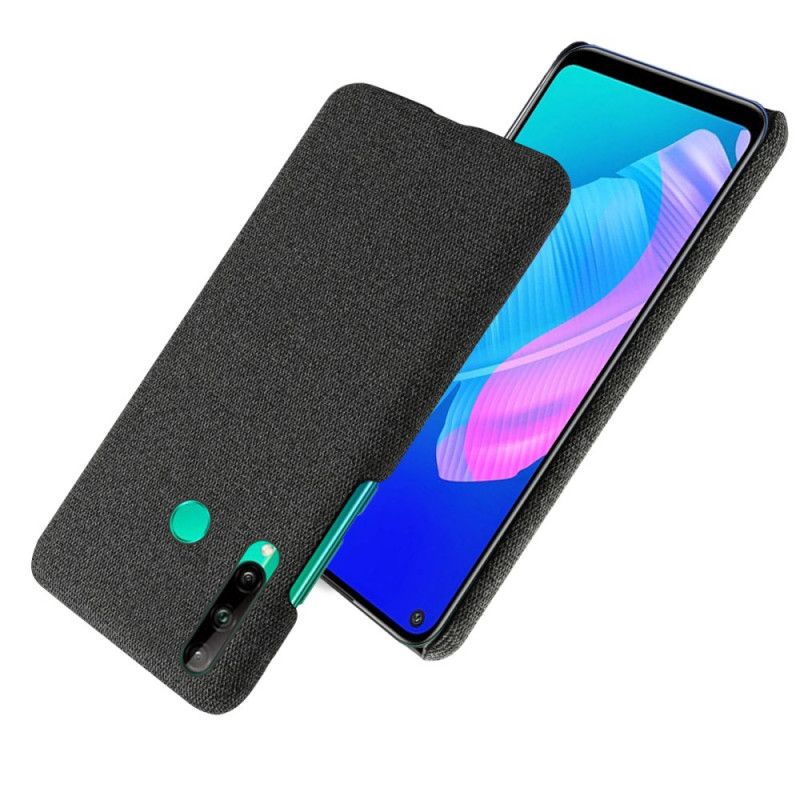 Hülle Huawei P40 Lite E / Y7p Schwarz Ksq Schicker Stoff