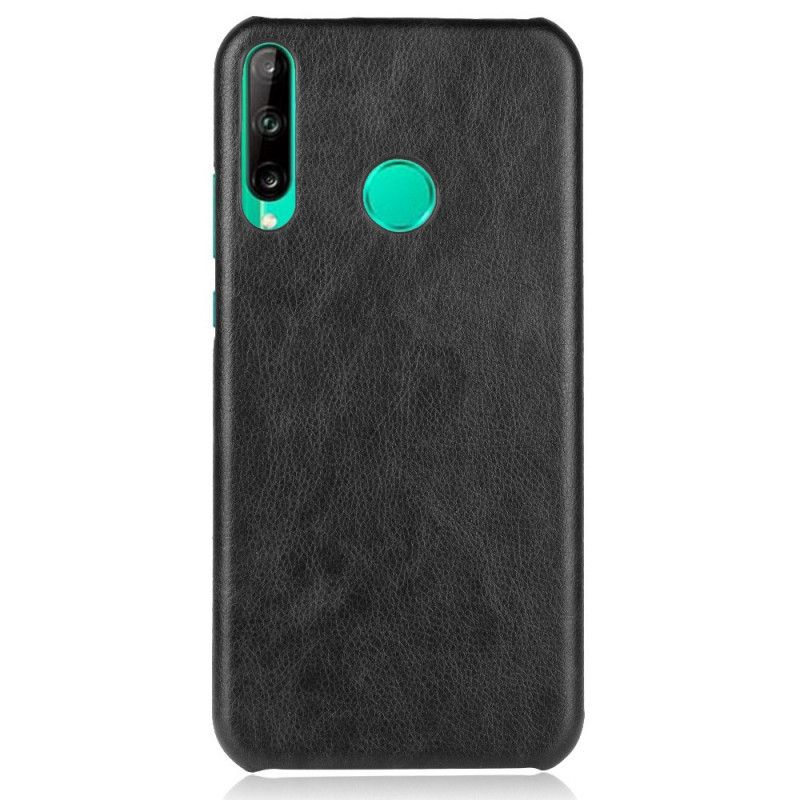 Hülle Huawei P40 Lite E / Y7p Schwarz Performance Lychee Ledereffekt