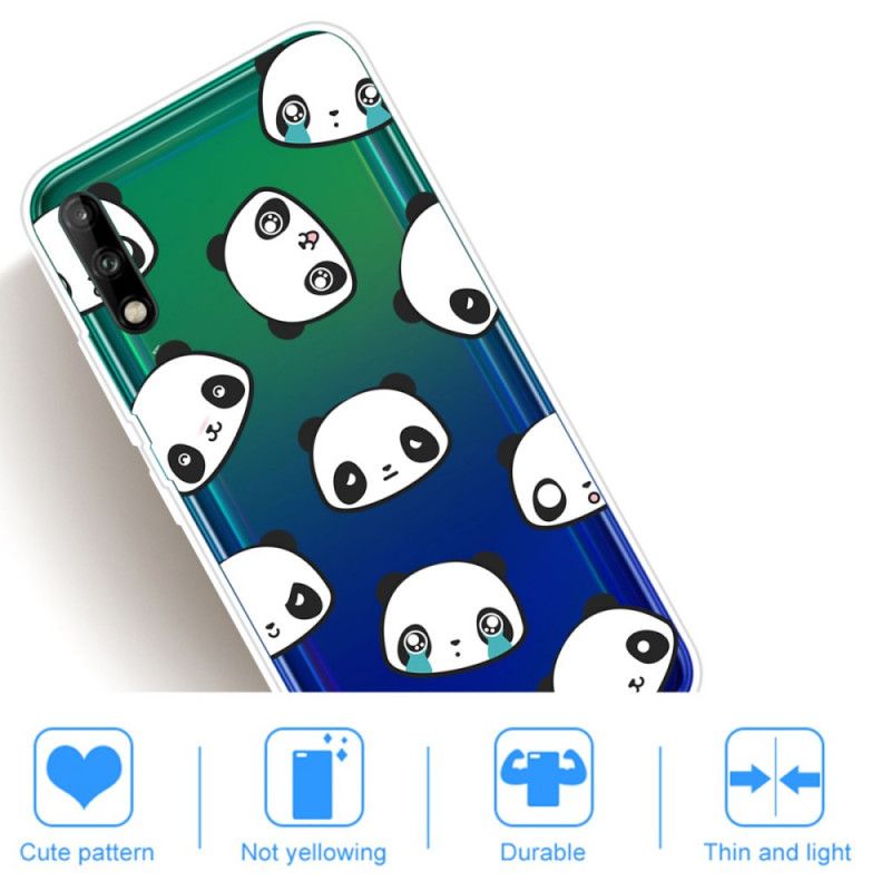 Hülle Huawei P40 Lite E / Y7p Sentimentale Pandas