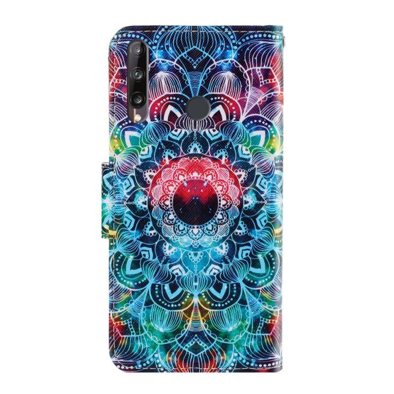 Lederhüllen Huawei P40 Lite E / Y7p Auffälliges Mandala Mit Tanga