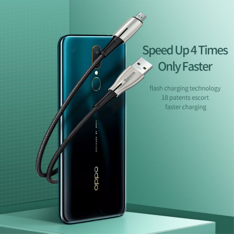 Baseus Micro Usb-Schnellladekabel 4A 0.5 M