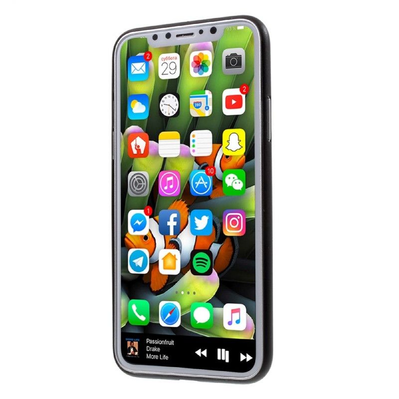 Hülle Für iPhone X Kohlefaser-G-Gehäuse