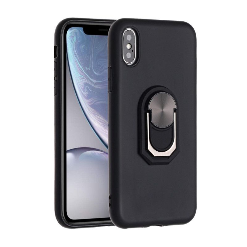 Hülle Für iPhone X Schwarz Premium-Ringsilikon