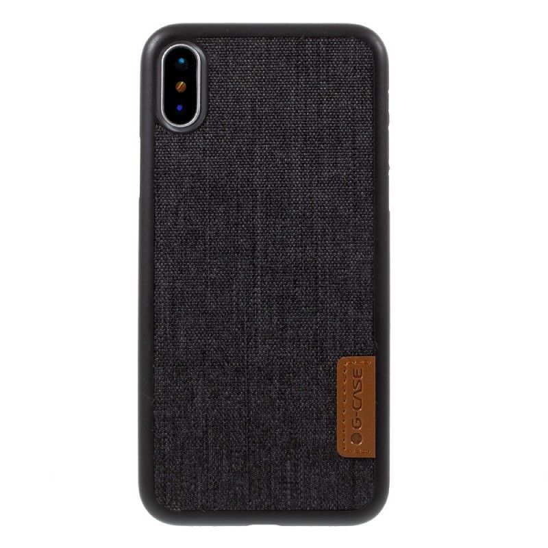 Hülle iPhone X G-Case-Stoff