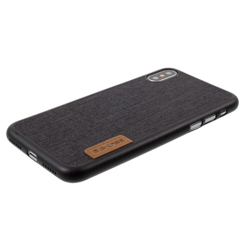 Hülle iPhone X G-Case-Stoff