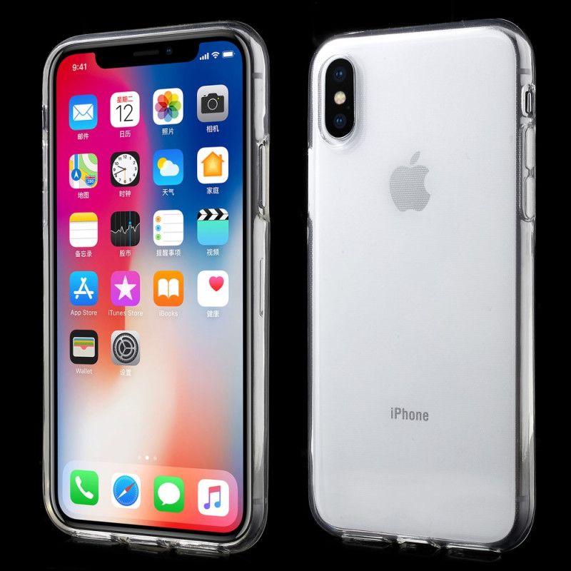 Hülle iPhone X Handyhülle Transparent Flexibel