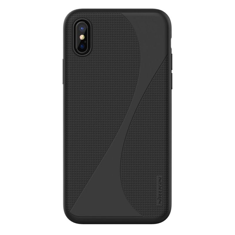 Hülle iPhone X Roségold Nillkin Flex-Serie