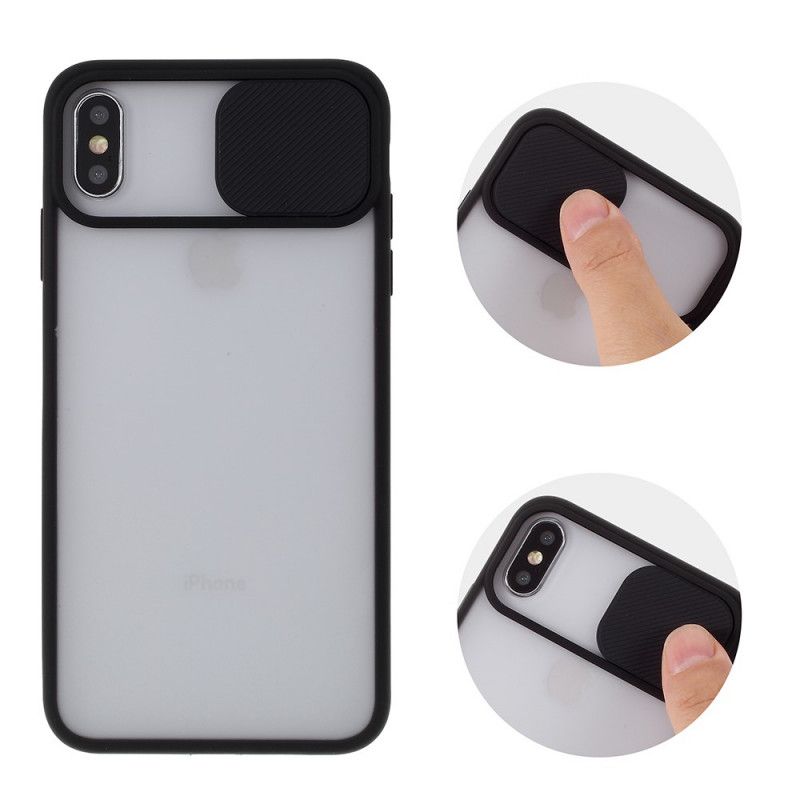 Hülle iPhone X Schwarz Fotomodulabdeckung