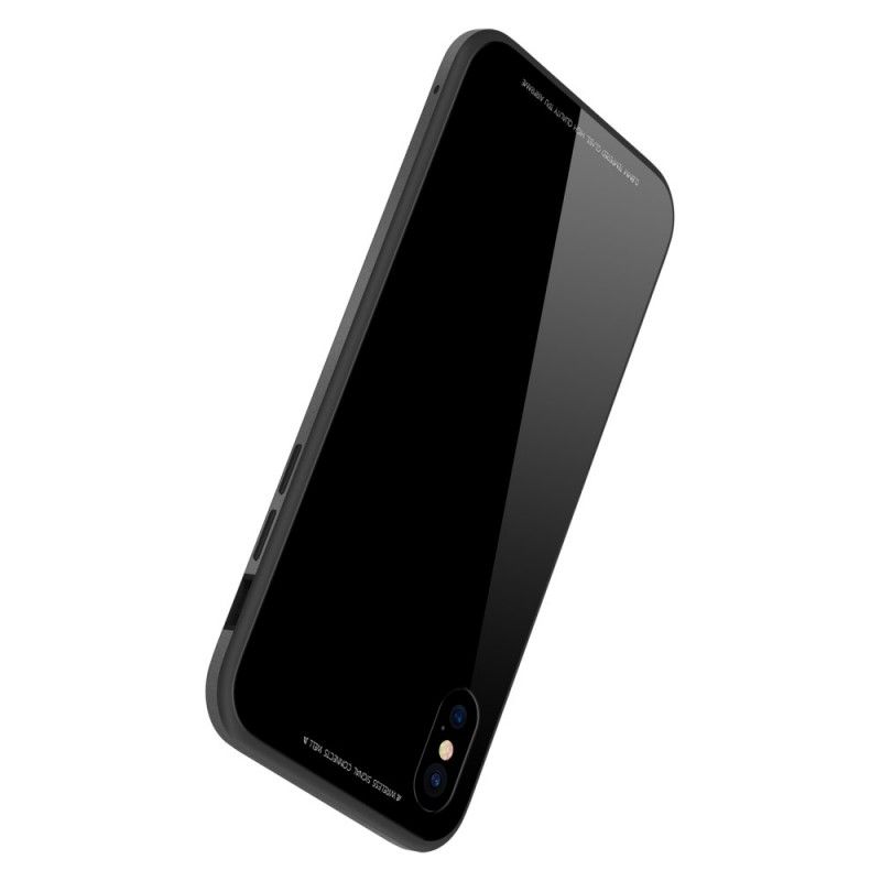 Hülle iPhone X Schwarz Sulada Shine