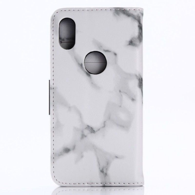 Lederhüllen iPhone X Weiß Marmor