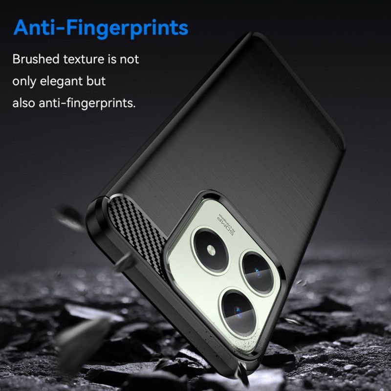 Hülle Realme C63 Handyhülle Gebürstete Kohlefaser