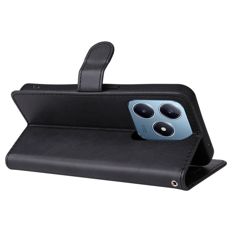 Lederhüllen Für Realme C63 Schlichtes Kunstleder