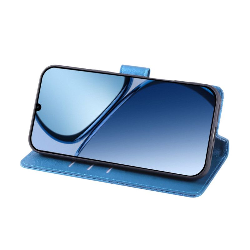 Lederhüllen Realme C63 Florale Spitze