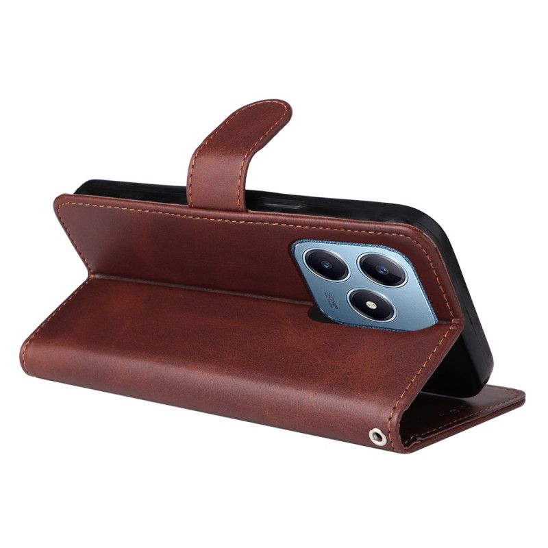 Lederhüllen Realme C63 Glattlederoptik