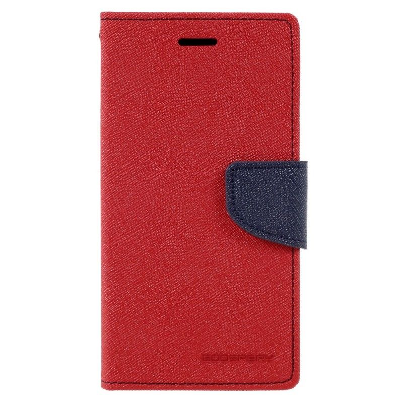 Lederhüllen Samsung Galaxy A5 2017 Rot Zweifarbiges Quecksilber