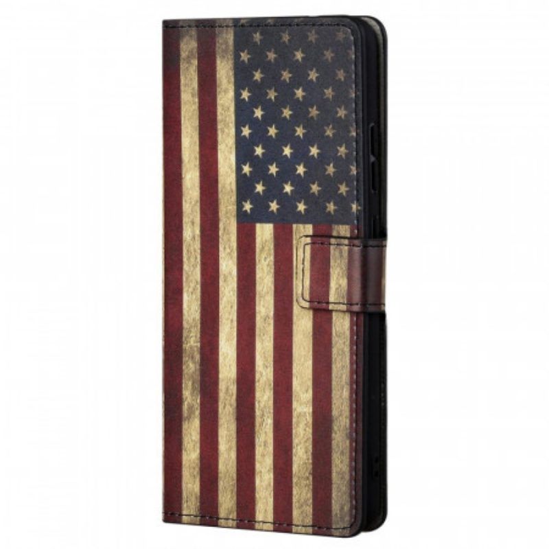 Flip Case Für Xiaomi Redmi Note 11 / 11S Amerikanische Flagge