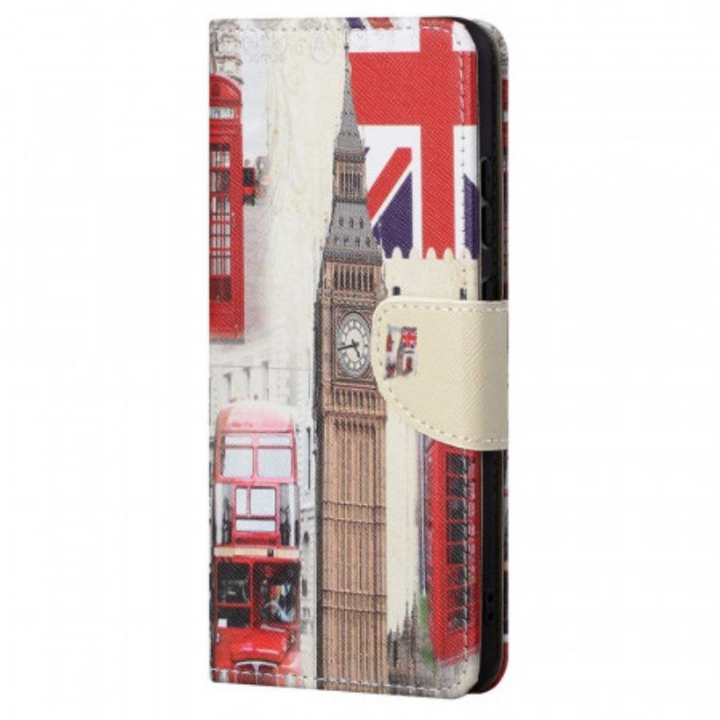 Flip Case Für Xiaomi Redmi Note 11 / 11S Londoner Leben