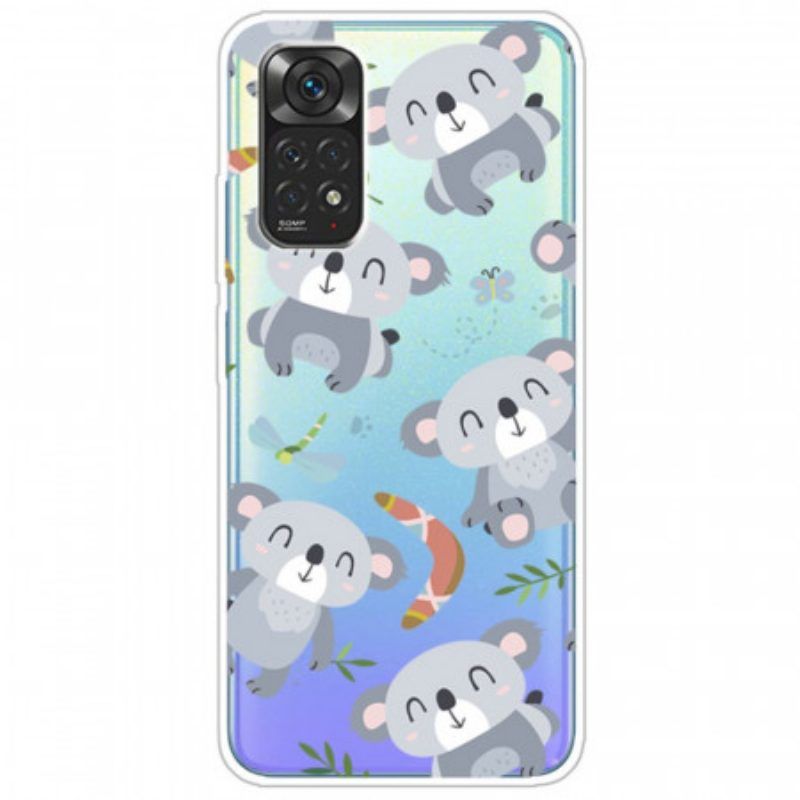 Handyhülle Für Xiaomi Redmi Note 11 / 11S Kleine Graue Pandas