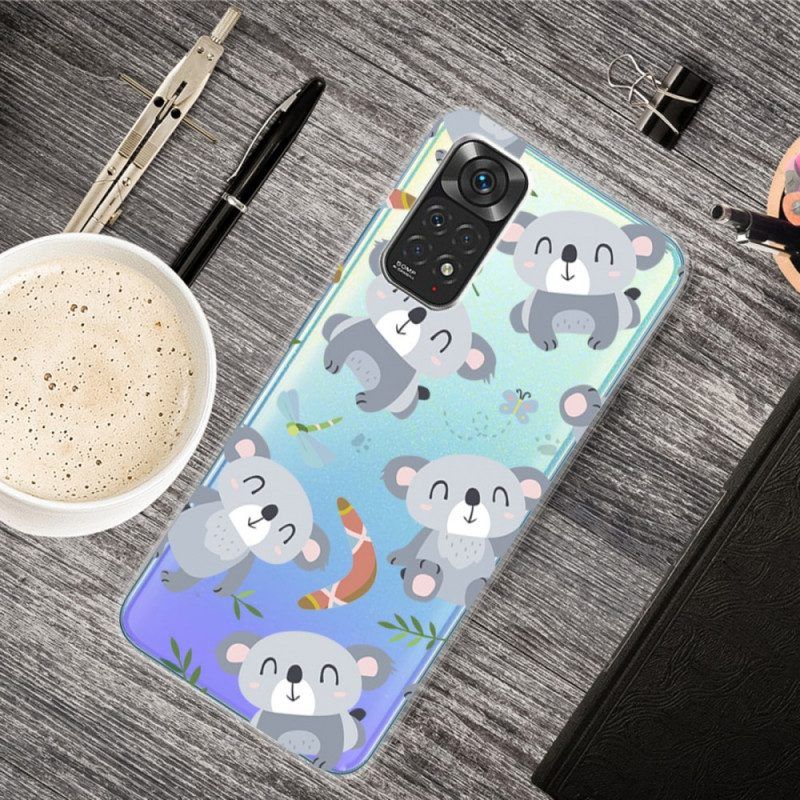 Handyhülle Für Xiaomi Redmi Note 11 / 11S Kleine Graue Pandas