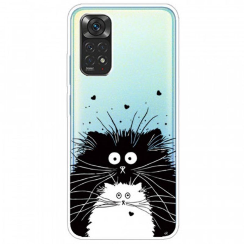 Handyhülle Für Xiaomi Redmi Note 11 / 11S Schauen Sie Sich Die Katzen An