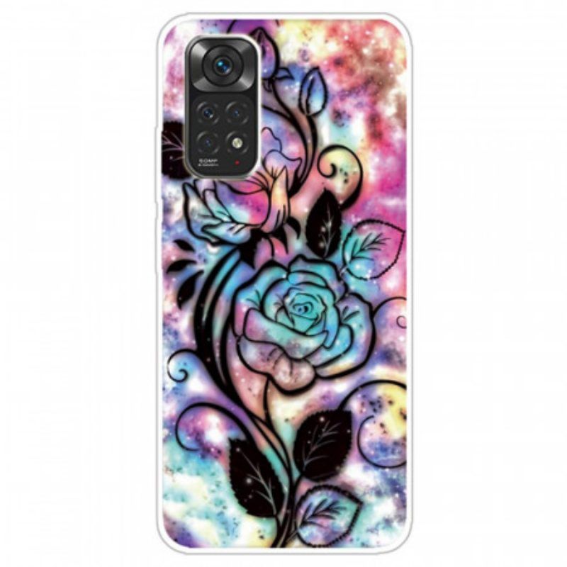 Hülle Für Xiaomi Redmi Note 11 / 11S Blumendesign