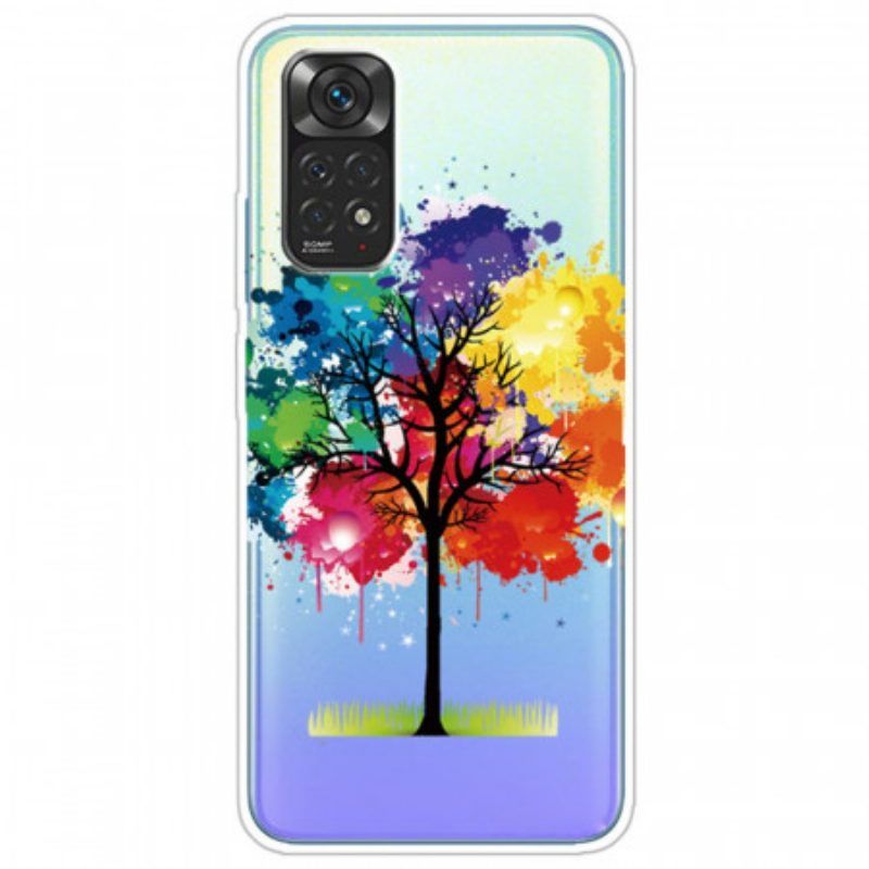 Hülle Für Xiaomi Redmi Note 11 / 11S Nahtloser Aquarellbaum