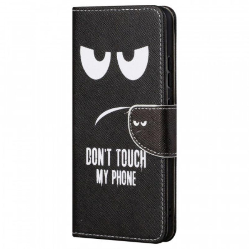 Lederhüllen Für Xiaomi Redmi Note 11 / 11S Berühren Sie Nicht Mein Telefon