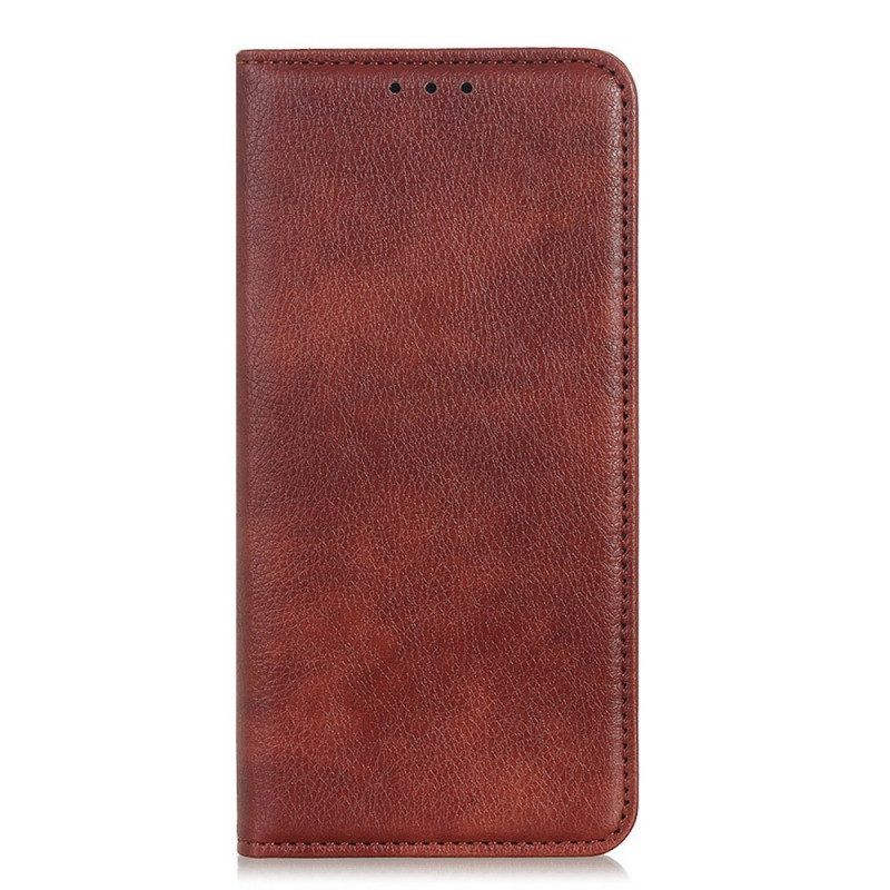 Schutzhülle Für Xiaomi Redmi Note 11 / 11S Flip Case Litschi-spaltleder-textur