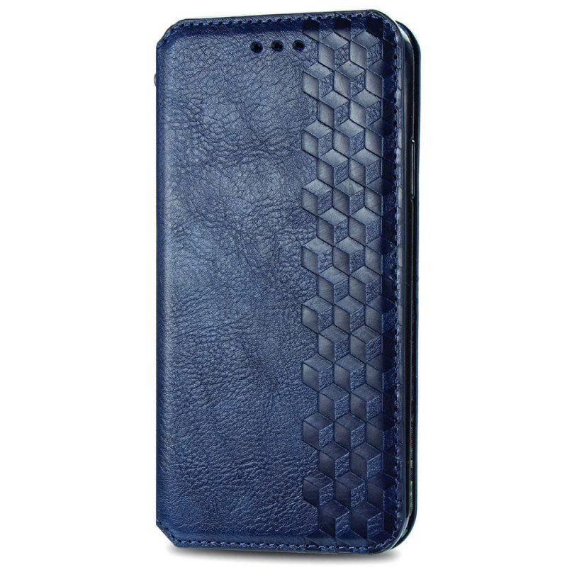 Schutzhülle Für Xiaomi Redmi Note 11 / 11S Flip Case Rautenstruktur In Lederoptik