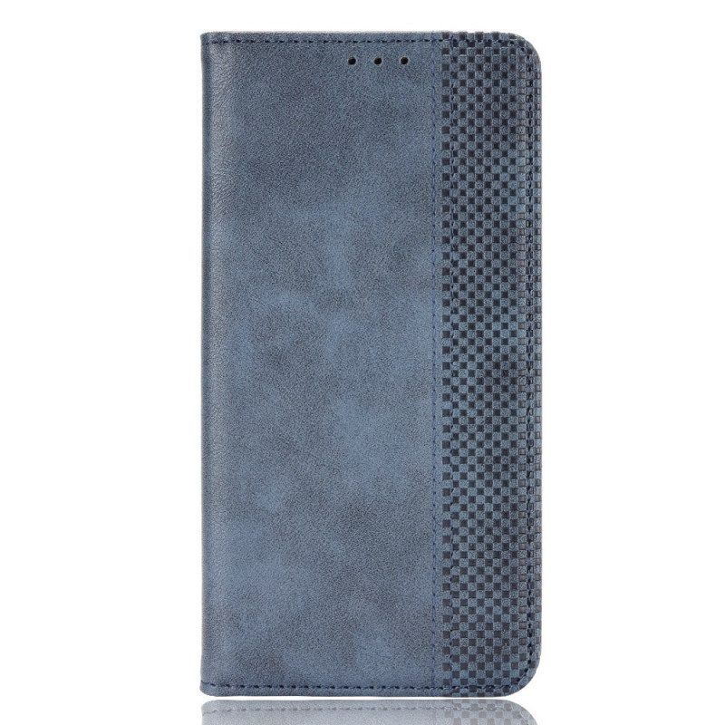 Schutzhülle Für Xiaomi Redmi Note 11 / 11S Flip Case Stilisierter Vintage-ledereffekt