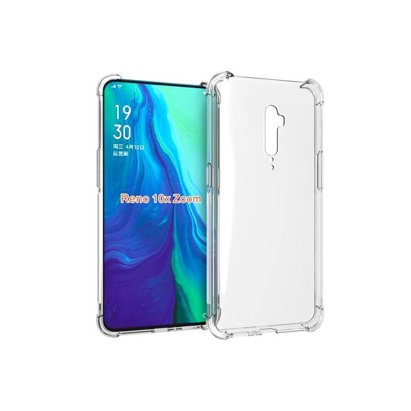 Hülle Oppo Reno 10x Zoom Handyhülle Transparente Verstärkte Ecken