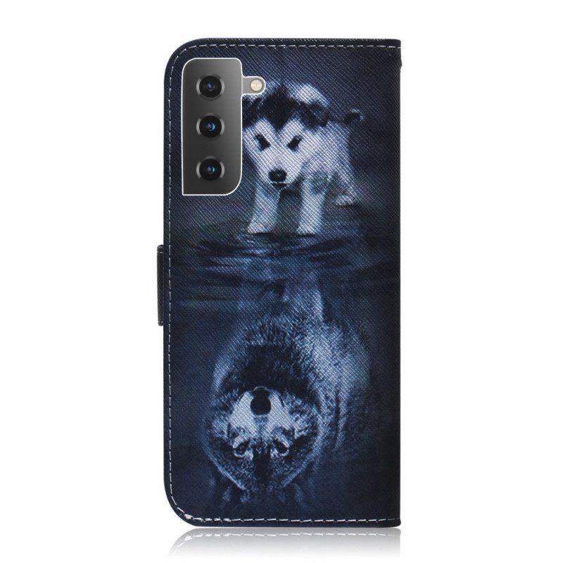 Flip Case Für Samsung Galaxy S22 Plus 5G Ernesto Der Wolf