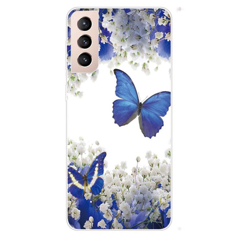 Handyhülle Für Samsung Galaxy S22 Plus 5G Entwerfen Sie Schmetterlinge