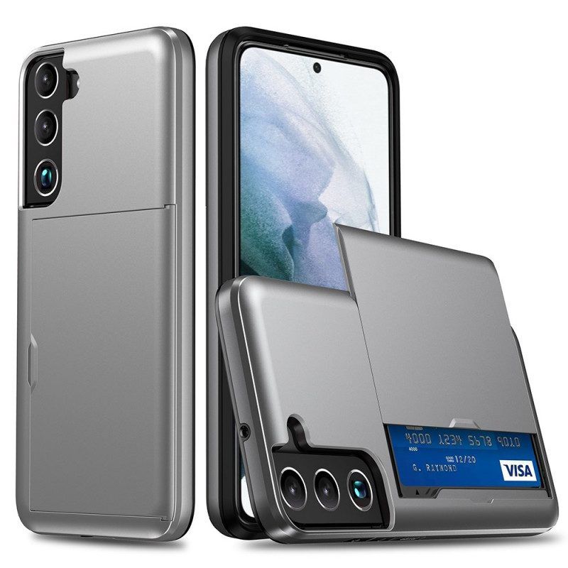 Handyhülle Für Samsung Galaxy S22 Plus 5G Kartenhalter Mit Reißverschluss