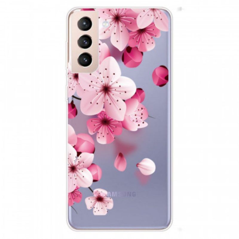 Handyhülle Für Samsung Galaxy S22 Plus 5G Kleine Rosa Blumen