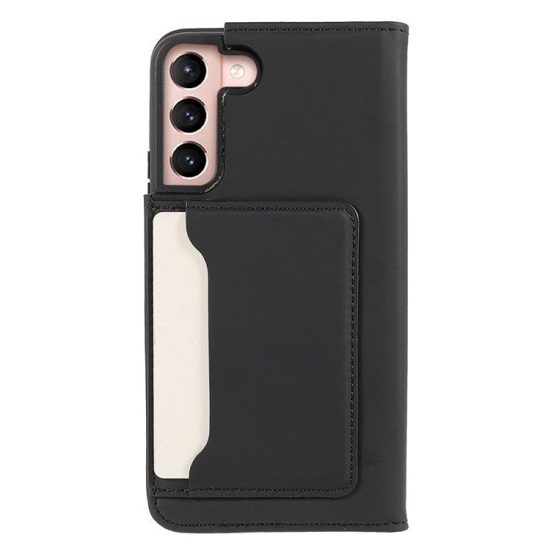 Schutzhülle Für Samsung Galaxy S22 Plus 5G Flip Case Kartenhalterständer