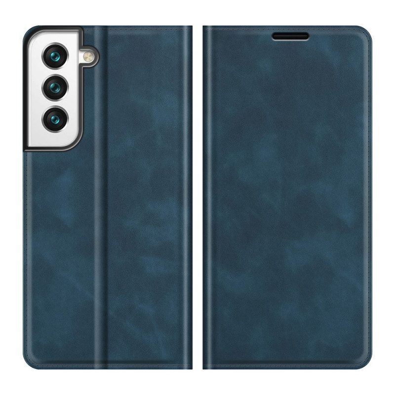 Schutzhülle Für Samsung Galaxy S22 Plus 5G Flip Case Stil: Lederdesign