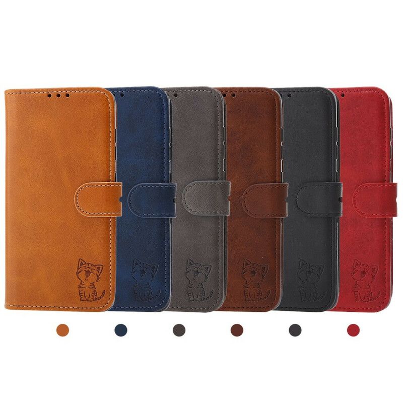 Lederhüllen Huawei P50 Pro Handyhülle Kunstleder-kätzchen