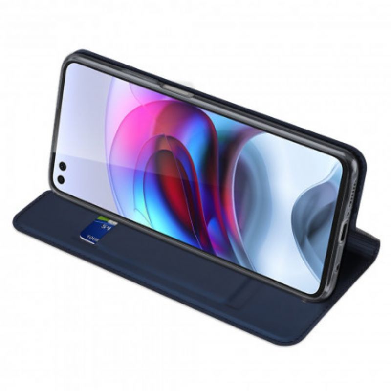 Flip Case Moto G100 Skin Pro Dux Ducis