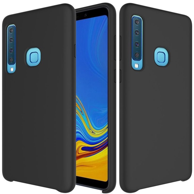 Hülle Für Samsung Galaxy A9 Schwarz Silikonflüssigkeit