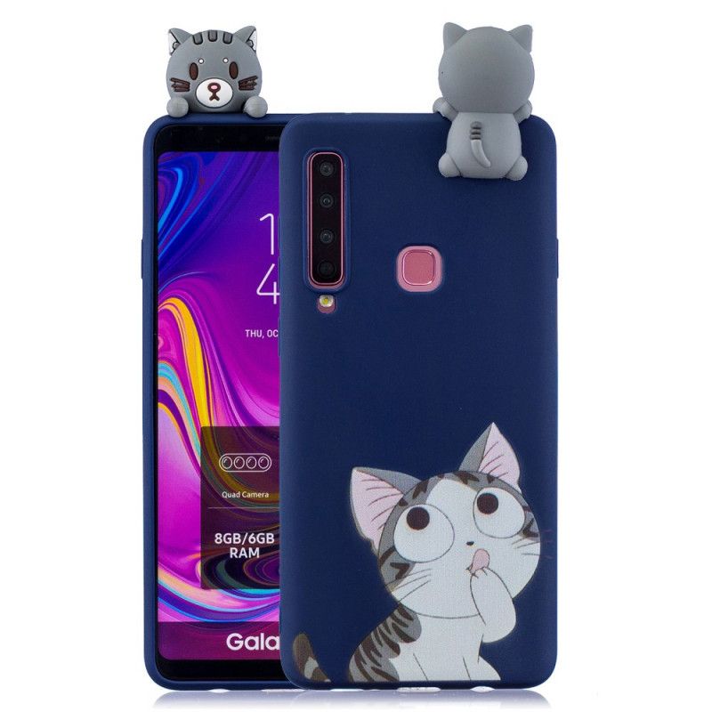 Hülle Samsung Galaxy A9 Lustige 3D-Katze