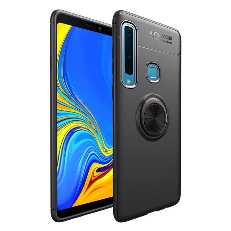 Hülle Samsung Galaxy A9 Schwarz Drehring