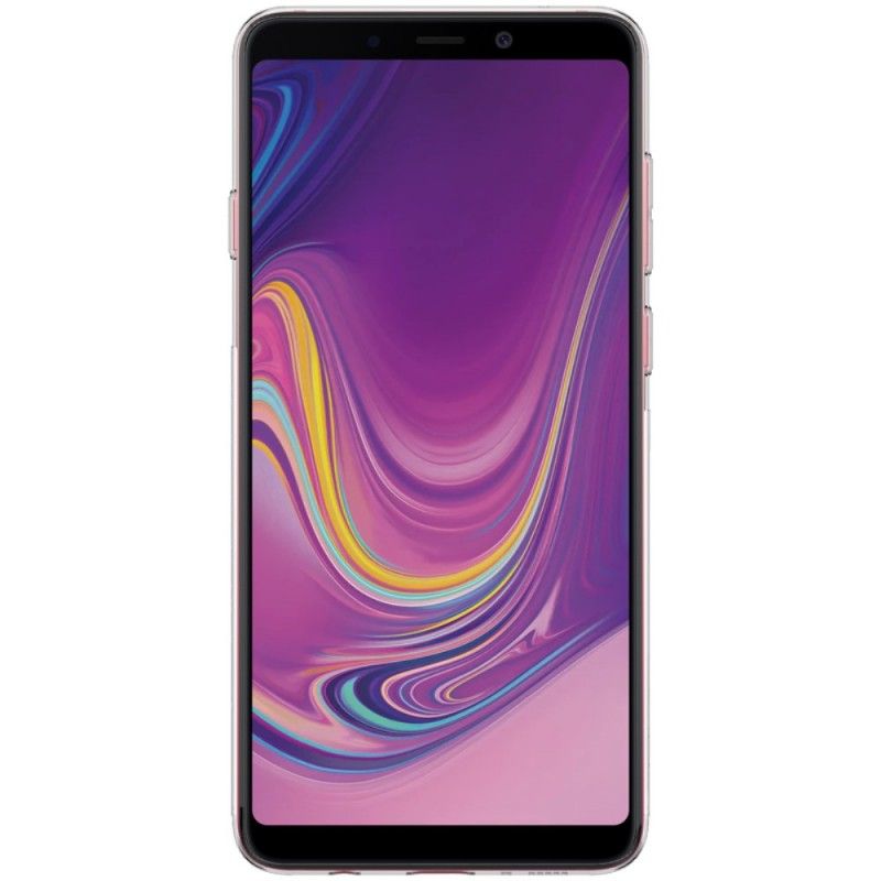 Hülle Samsung Galaxy A9 Schwarz Transparenter Nillkin