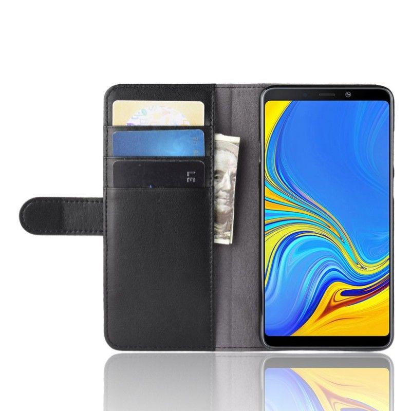 Lederhüllen Samsung Galaxy A9 Braun Gespaltenes Leder