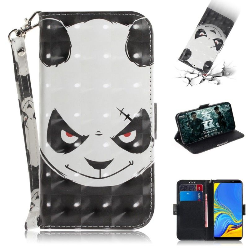 Lederhüllen Samsung Galaxy A9 Wütender Panda Mit Tanga
