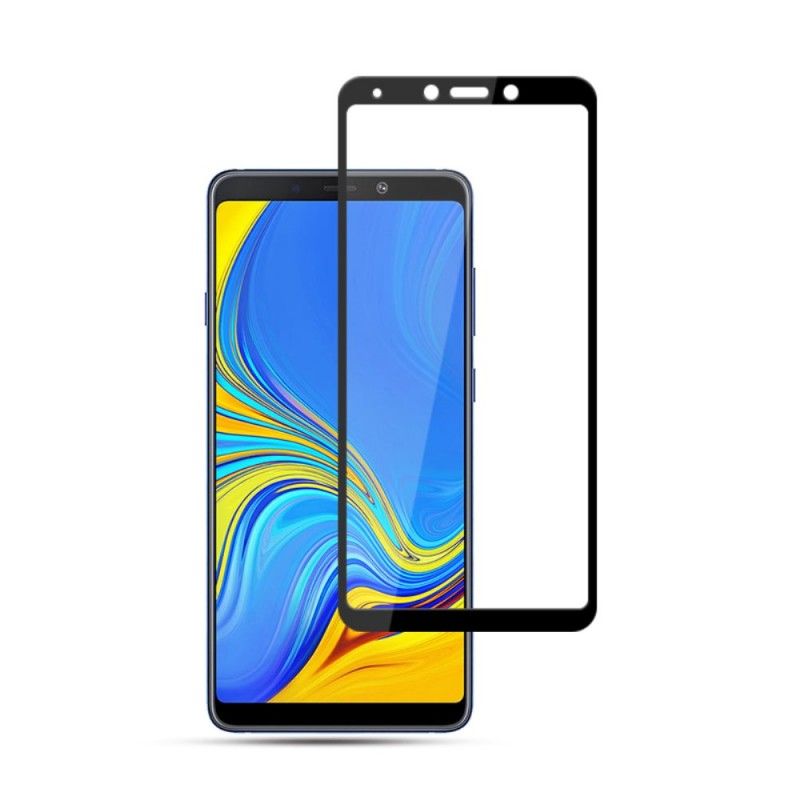 Schutz Aus Gehärtetem Glas Samsung Galaxy A9 Schwarz Mocolo