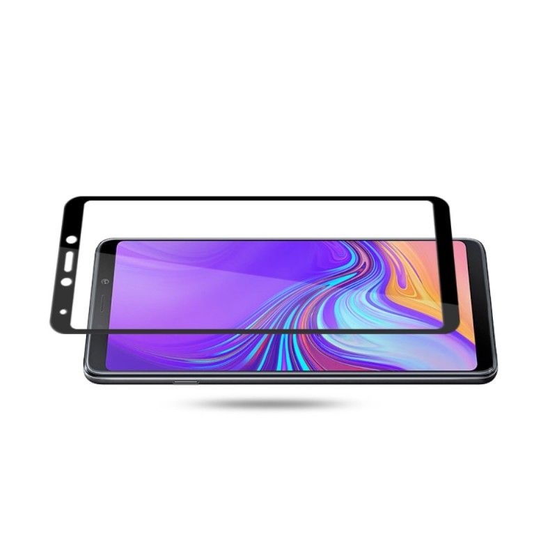 Schutz Aus Gehärtetem Glas Samsung Galaxy A9 Schwarz Mocolo