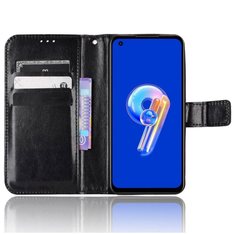 Lederhüllen Asus Zenfone 10 Handyhülle Kunstleder-lanyard