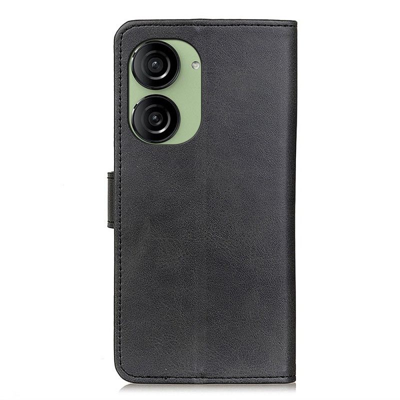 Lederhüllen Asus Zenfone 10 Handyhülle Mattes Kunstleder